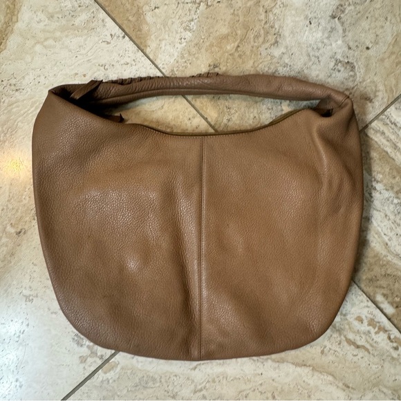 monsac original Brown Leather Hobo Purse - Picture 1 of 4